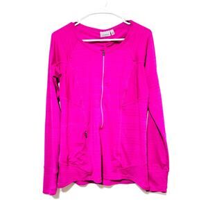 Athleta Pacifica Half Zip Pullover Top Women's Size L UPF 50+ Athleisure Running